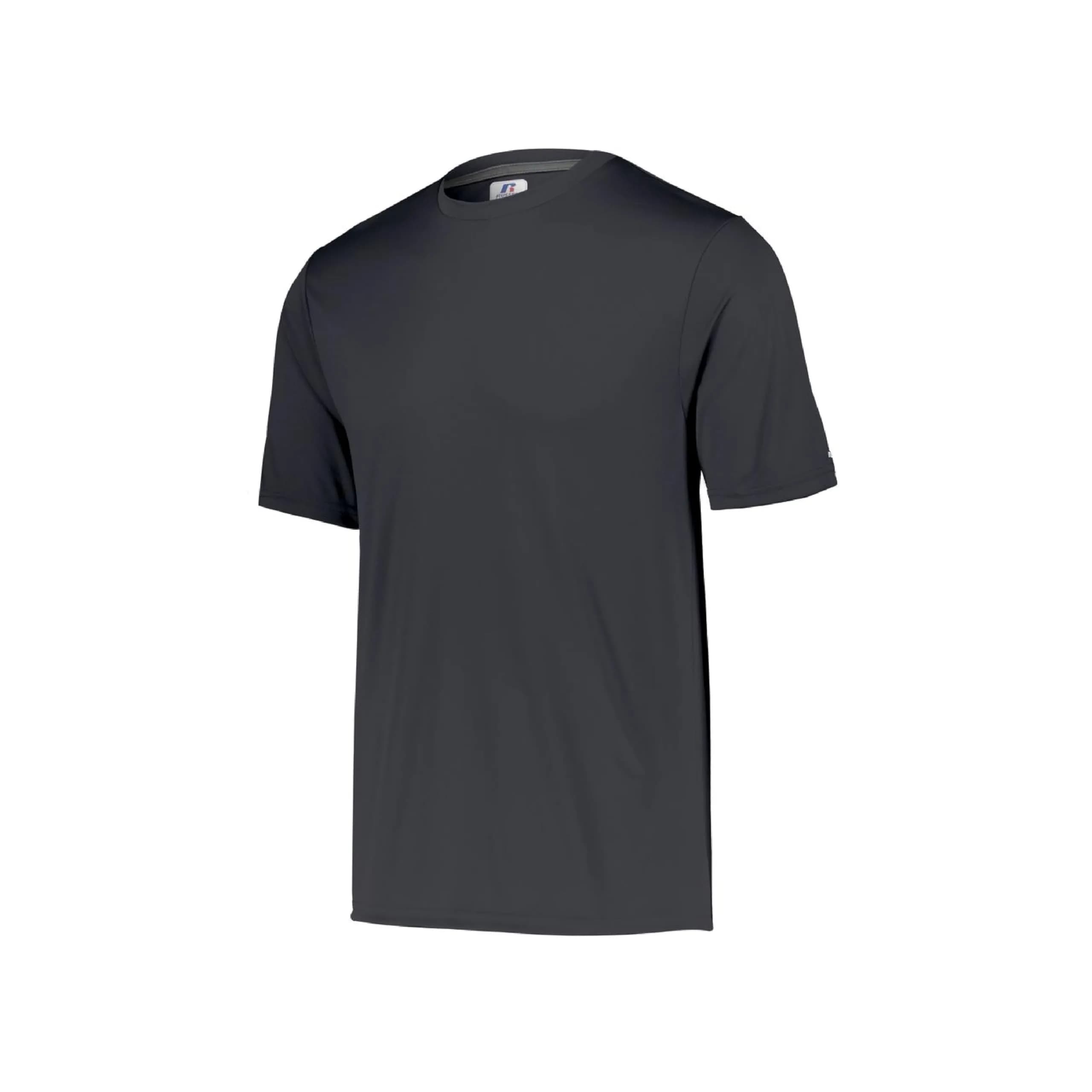 Russell Athletic Men's Short Sleeve Performance T-Shirt in Stealth 3X-Large | Moisture-Wicking, UV Protection, Odor Control — Stealth