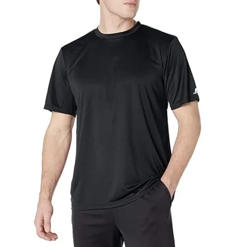 Russell Athletic Men's Short Sleeve Performance T-Shirt, Black, 3X-Large | Moisture-Wicking, UPF 30+ for Active Men thumbnail 2