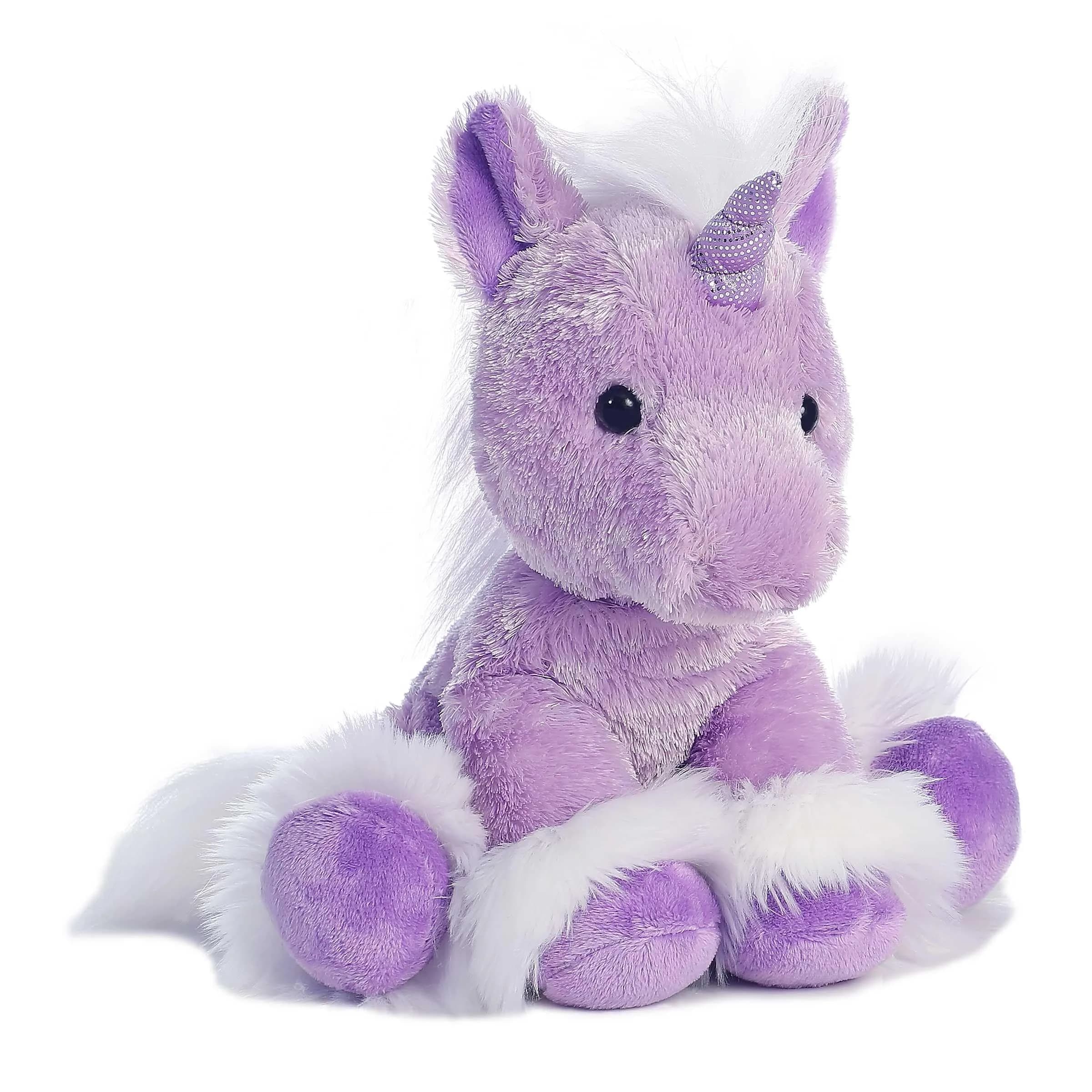 Aurora Dreaming of You Unicorn Plush Toy 28.75 cm (11.5 inches) | ASTM-Tested Safety — Purple