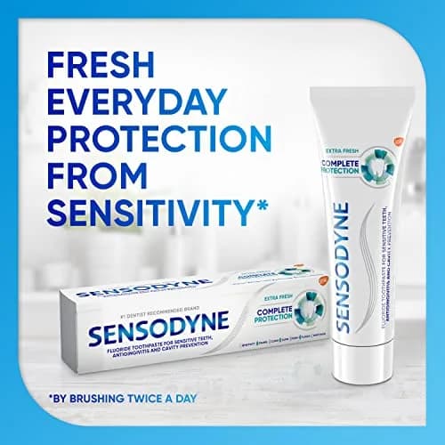 Sensodyne Complete Protection Sensitive Toothpaste Extra Fresh 3.4 oz (96 g) | Dentist Tested for Sensitivity thumbnail 2