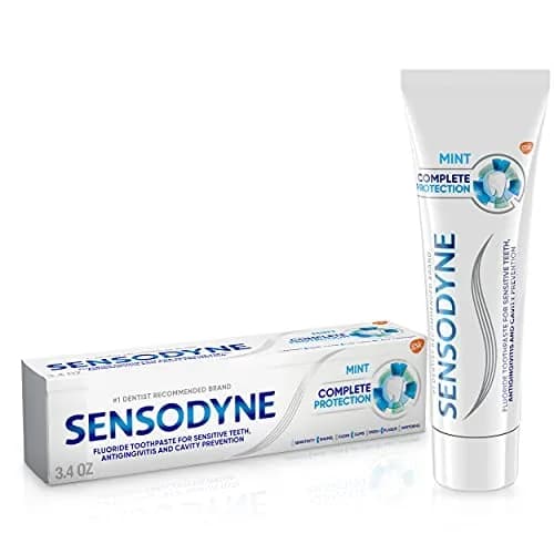 Sensodyne Complete Protection Sensitive Toothpaste 96.4ml (3.4oz) | 7 Benefits for Sensitive Teeth & Enamel - main product image