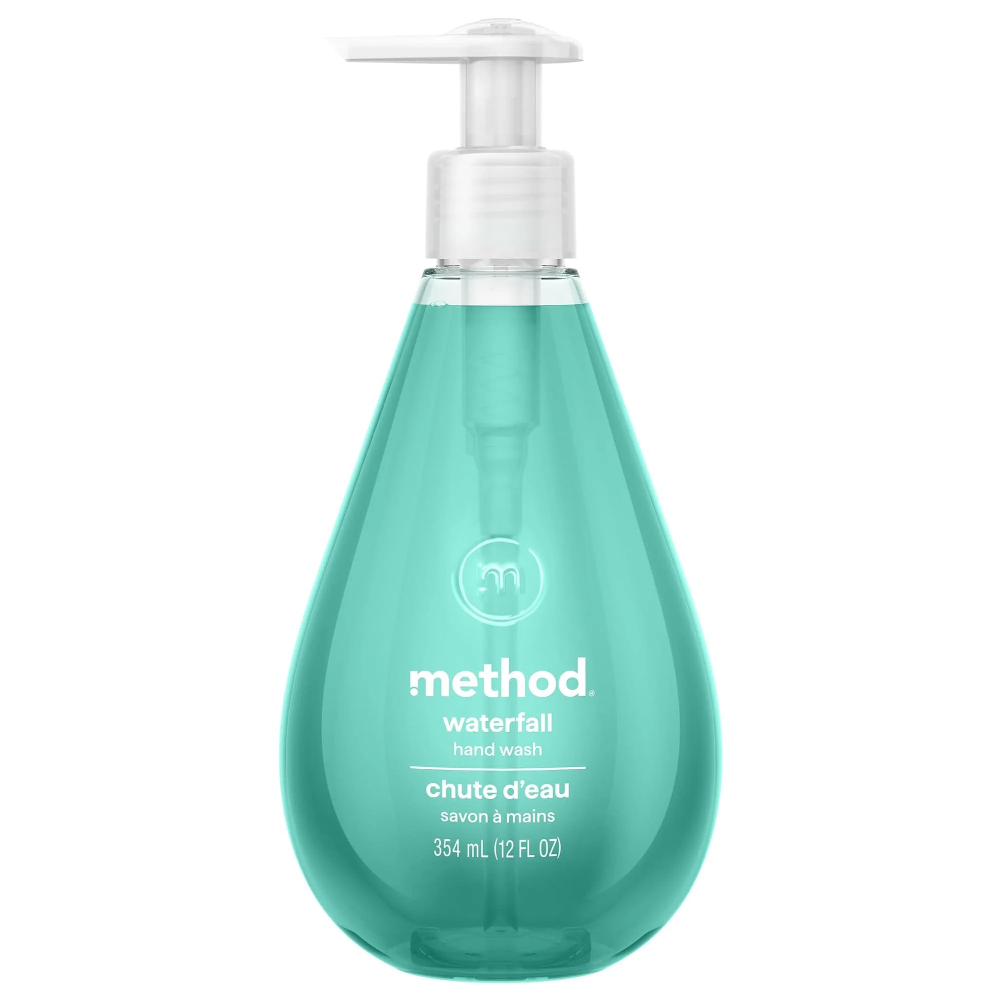 method French Lavender Gel Hand Wash 12 fl oz (355 ml) | Gentle Cleansing for Soft Hands — Waterfall