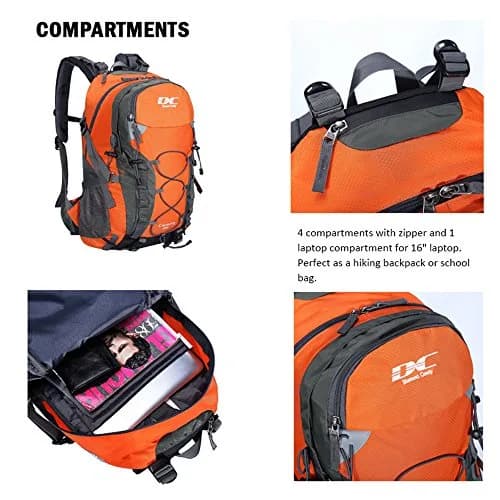 Diamond Candy 40L Hiking Backpack Waterproof Daypack for Men and Women | Lightweight, Breathable & Multiple Pockets thumbnail 4
