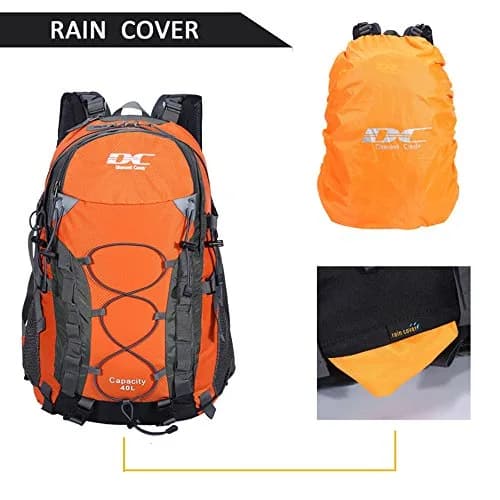 Diamond Candy 40L Hiking Backpack Waterproof Daypack for Men and Women | Lightweight, Breathable & Multiple Pockets thumbnail 5