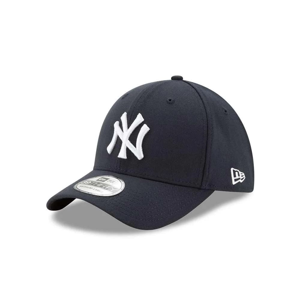 New Era MLB New York Yankees Classic Game 39Thirty Stretch Fit Cap Black Small/Medium | Official On-Field Replica - main product image