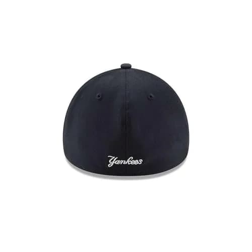 New Era MLB New York Yankees Team Classic 39Thirty Stretch Fit Cap, Black, Small/Medium thumbnail 4