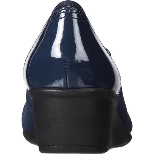 Anne Klein Wisher Wedge for Women - 1.75-inch Heel - Fabric Upper Navy 6 M | Classic, Supportive & Versatile thumbnail 7