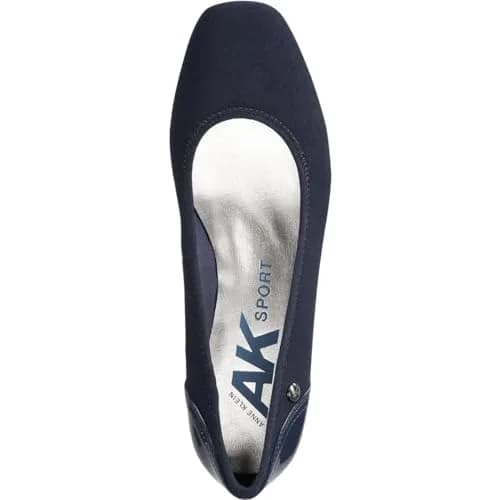 Anne Klein Wisher Wedge for Women - 1.75-inch Heel - Fabric Upper Navy 6 M | Classic, Supportive & Versatile thumbnail 2