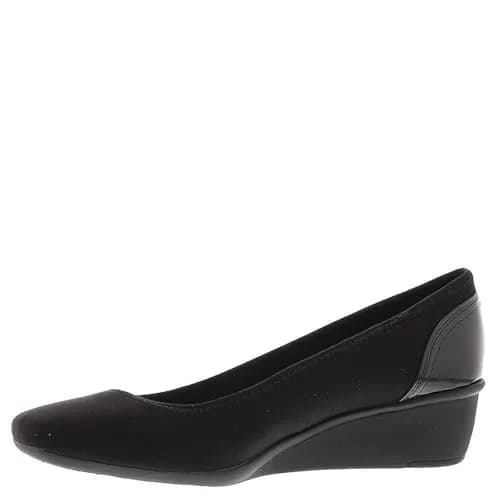 Anne Klein Wisher Wedge for Women 5.5 M | Patent Heel Overlay, Rubber Outsole thumbnail 6