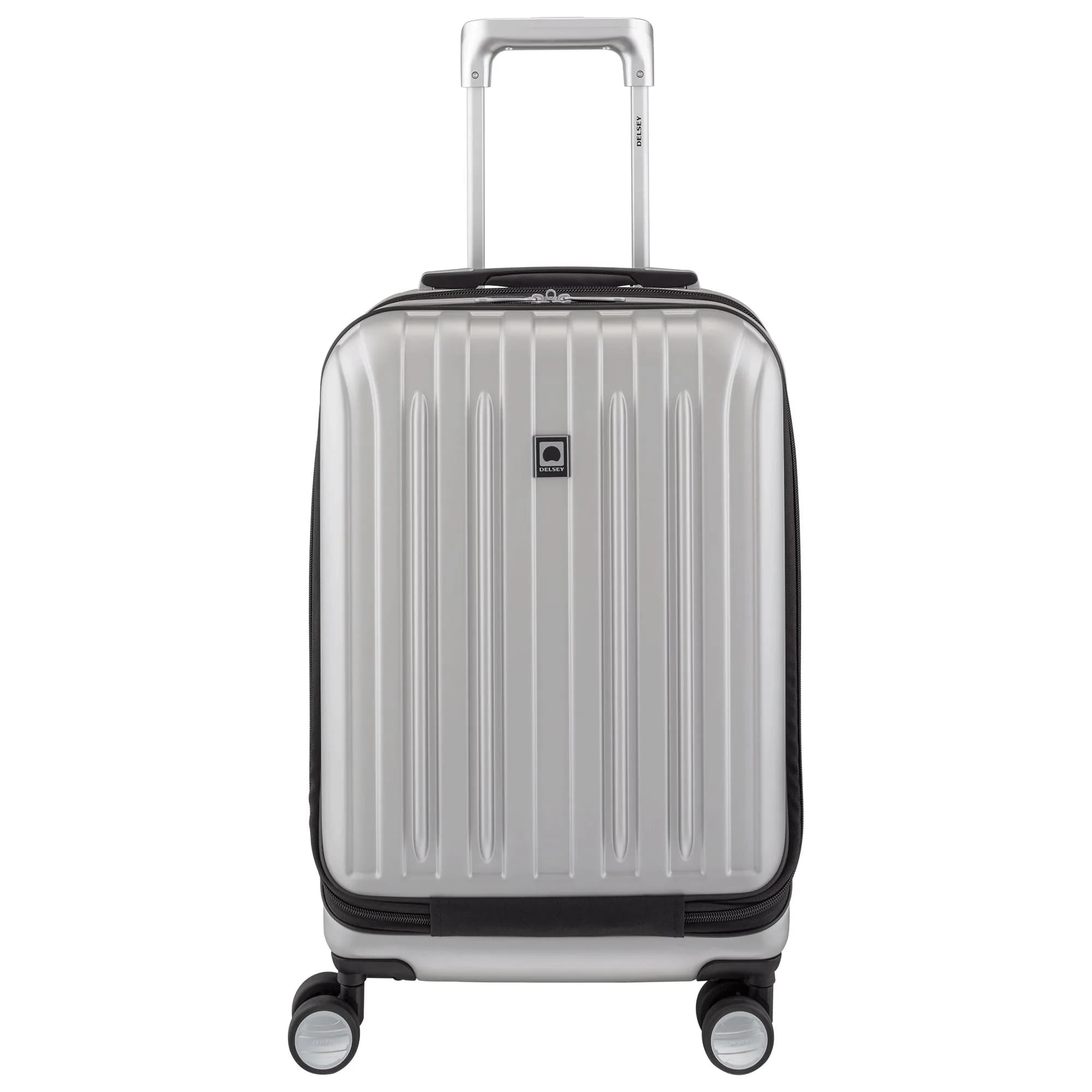 DELSEY PARIS Titanium Hardside Expandable Luggage with Spinner Wheels Carry-On 19 Inch | Impact-Resistant & Lightweight