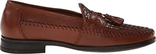 Nunn Bush Strafford Woven Moc Toe Loafer Cognac 8.5 | Classic Casual & Dress Shoe thumbnail 3