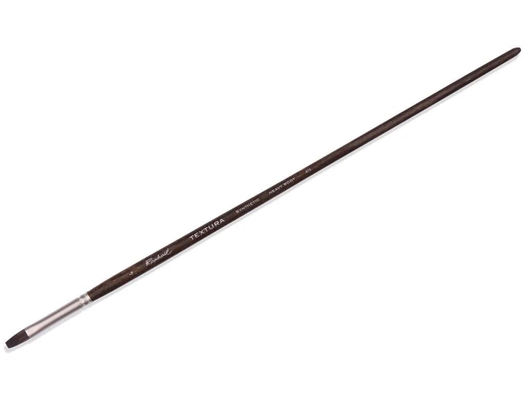 Raphael Textura 870 Flat Brush Size 2 | Impasto & Thick Paint Synthetic Bristle - main product image