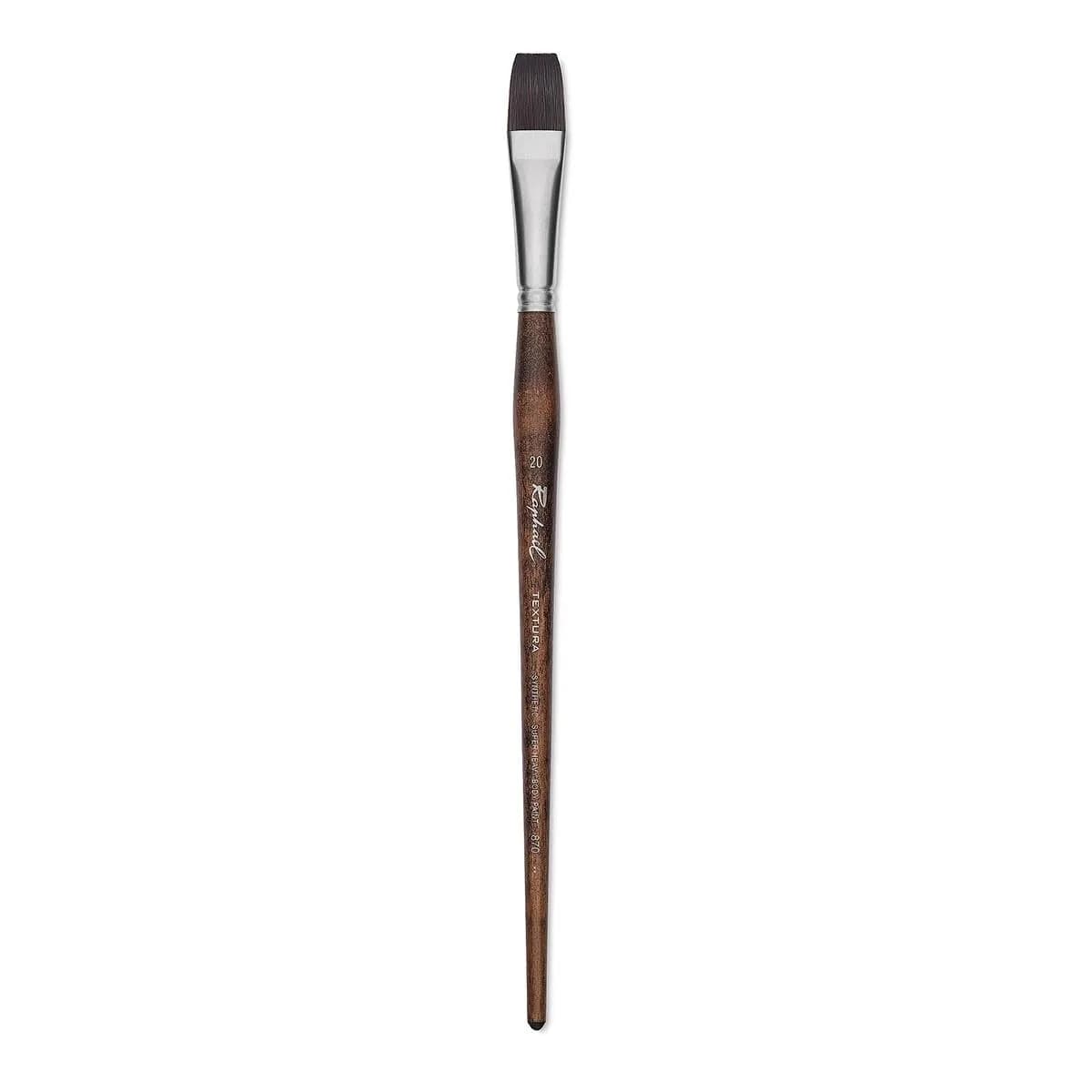 Raphael Textura 870 Flat Brush Size 20 (0.64 cm) | For Impasto & Thick Paints - main product image