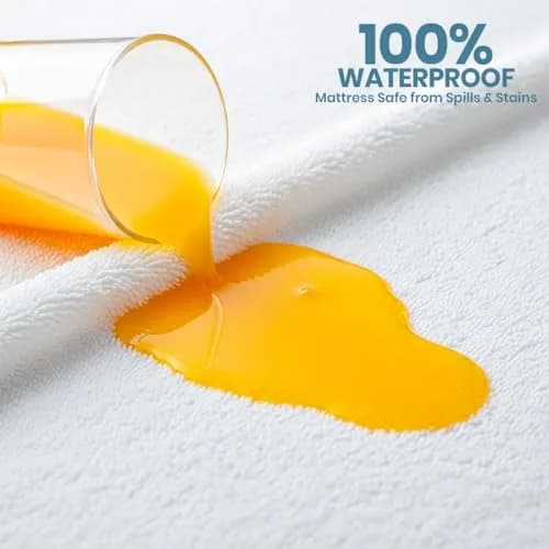 Utopia Bedding Waterproof Queen Size Mattress Protector fits Upto 17" Deep Pocket | Breathable, Machine Washable, All-Day Mattress Cover thumbnail 3