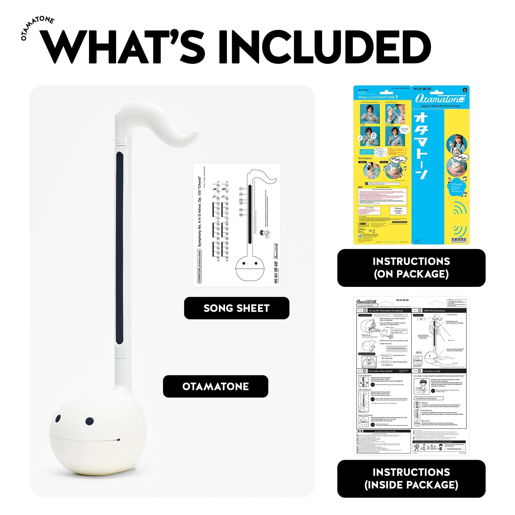 Otamatone White Electronic Synthesizer Musical Instrument Toy | Fun & Easy to Play - view 6