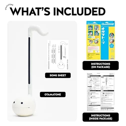Otamatone White Electronic Synthesizer Musical Instrument Toy | Fun & Easy to Play thumbnail 6