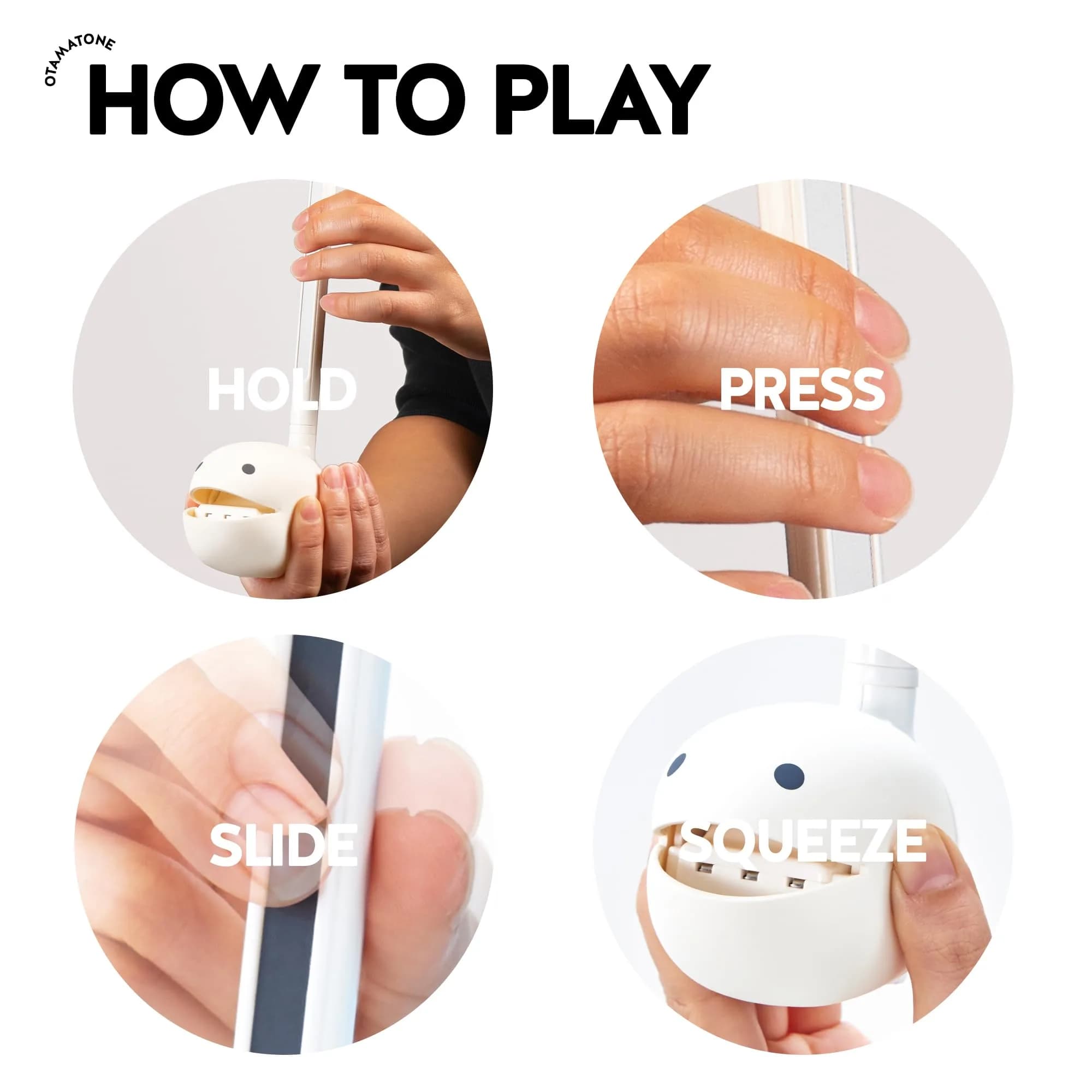 Otamatone White Electronic Synthesizer Musical Instrument Toy | Fun & Easy to Play - view 2