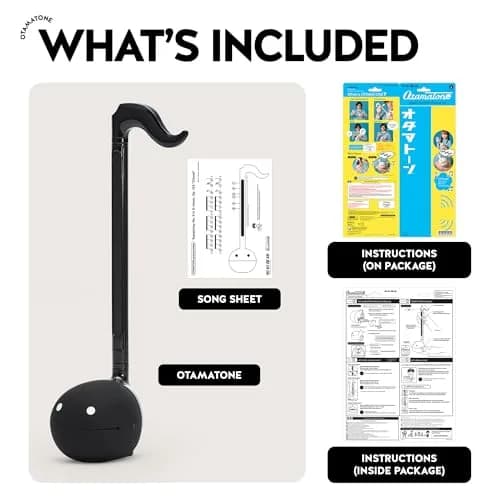 Otamatone Black Japanese Electronic Synthesizer Musical Instrument Toy | Fun & Easy to Play thumbnail 6
