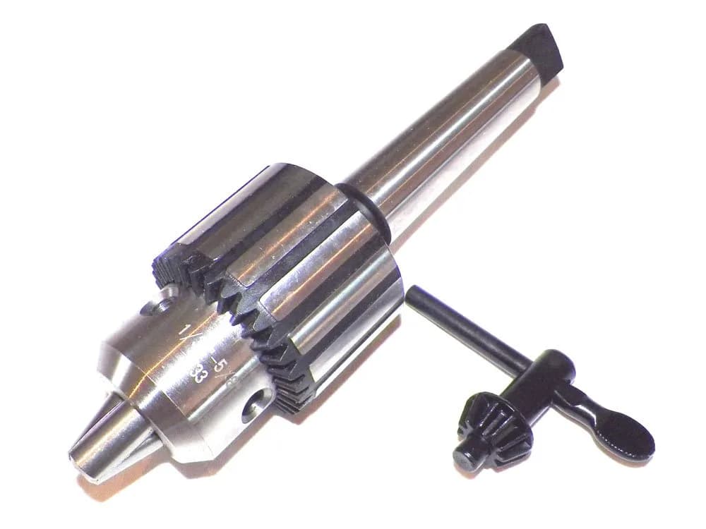 Z Live Center Heavy Duty Drill Chuck 3/8"- 5/8" | MT3 Morse Taper Shank, Durable & Precise (70-120 chars) — Silver