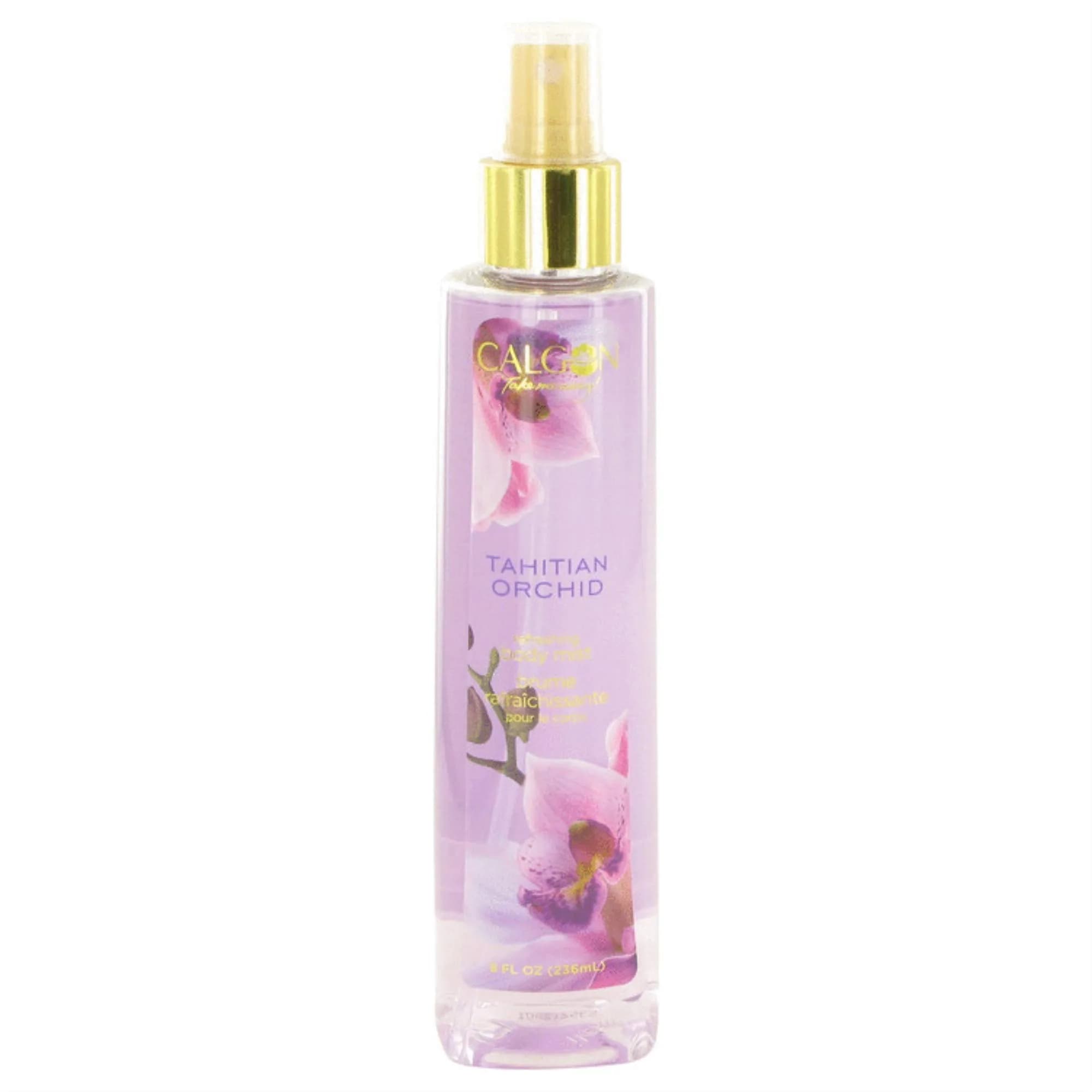 Calgon Morning Glory Tahitian Orchid Body Mist 8 oz | Floral Fruity Fragrance for Women - main product image