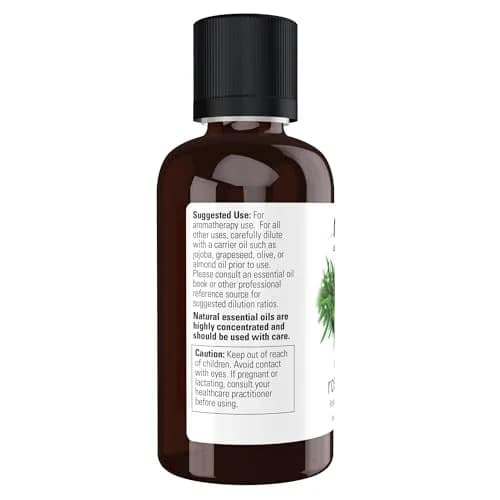 NOW Foods Rosemary Essential Oil Steam Distilled 60ml (2 fl. oz) | Uplifting Aroma for Aromatherapy thumbnail 2