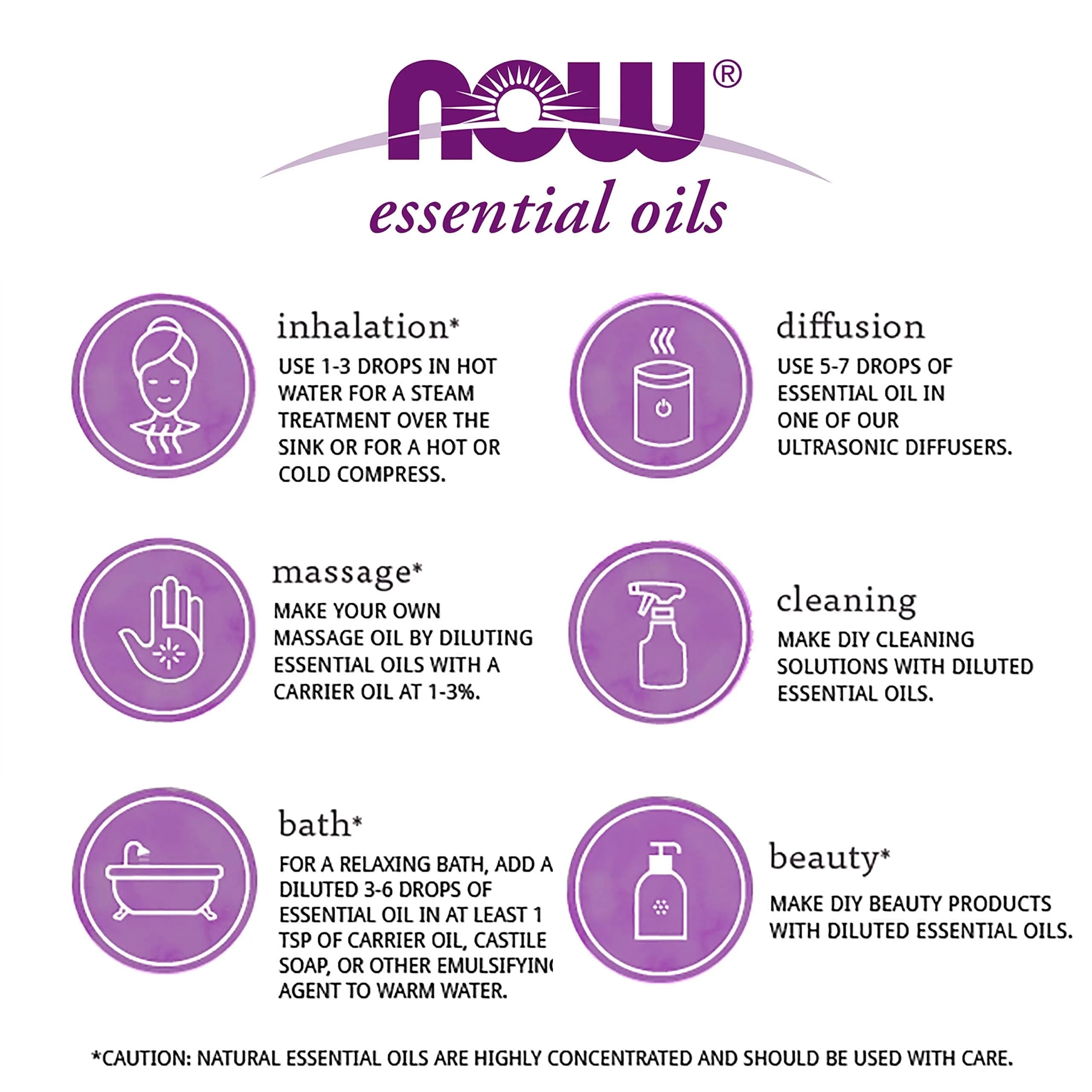 NOW Foods Rosemary Essential Oil Steam Distilled 60ml (2 fl. oz) | Uplifting Aroma for Aromatherapy - view 4
