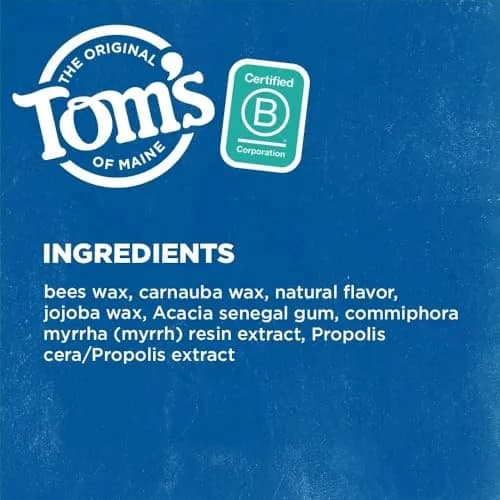 Tom's of Maine Natural Waxed Antiplaque Flat Floss Spearmint 192 Foot (Pack of 2) | ADA Accepted thumbnail 5