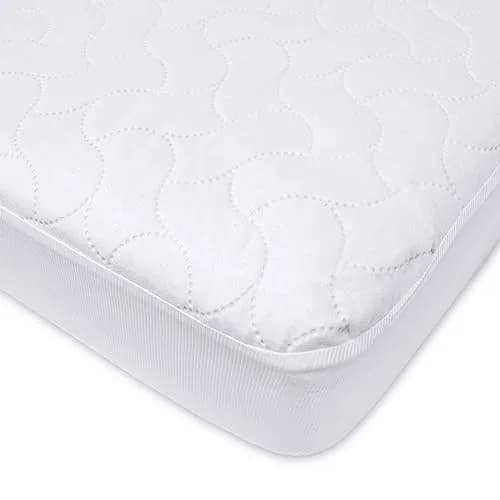 American Baby Company Waterproof Fitted Crib Mattress Protector 52" x 28" | Snug Fit & Waterproof (70-120 chars) thumbnail 1