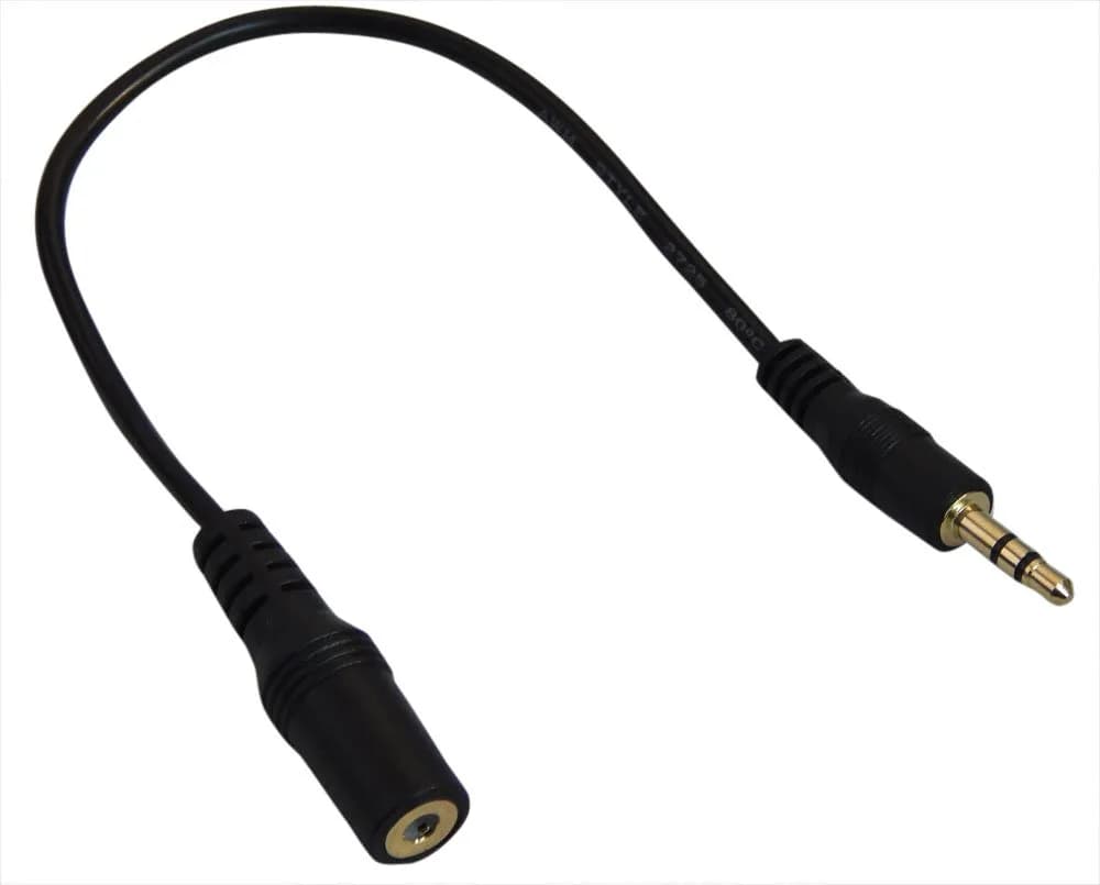 YCS basics 3.5mm Smartphone TRRS Headset to TRS Headphones Adapter (Removes the Microphone Channel) | Converts TRRS to TRS for Headphones