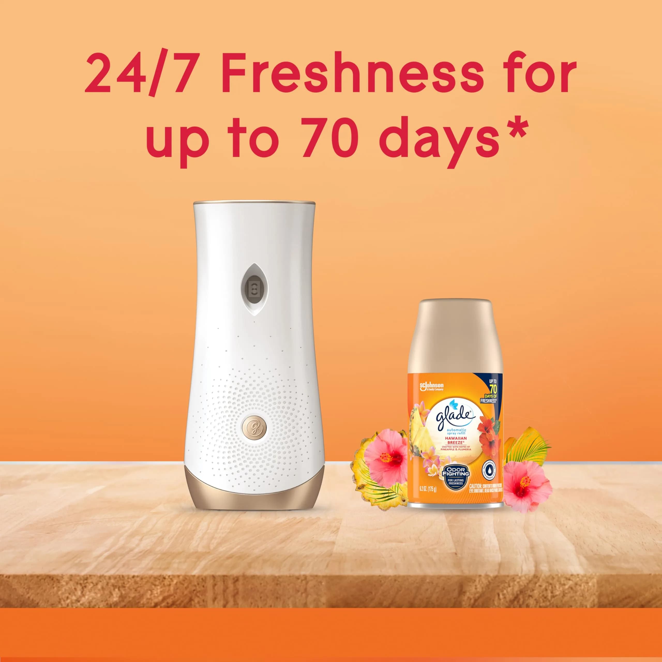 Glade Automatic Spray Air Freshener Refill Hawaiian Breeze 2 Count | Scented Mist for Instant Vacation Vibes - view 5