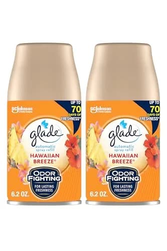 Glade Automatic Spray Air Freshener Refill Hawaiian Breeze 2 Count | Scented Mist for Instant Vacation Vibes thumbnail 1