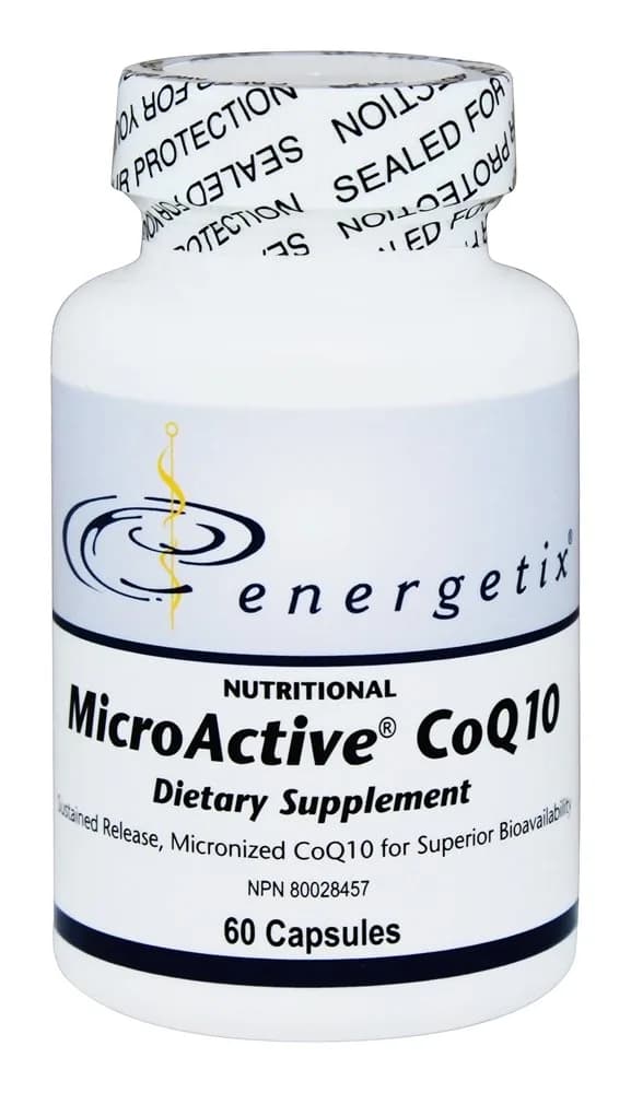 Energetix MicroActive CoQ10 60 Caps | Supports Heart & Energy (70-120 chars)
