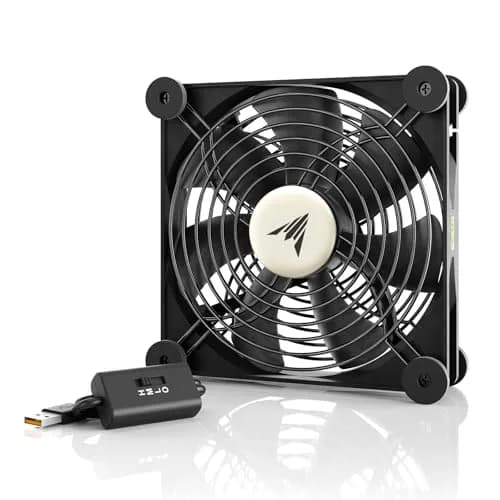 AC Infinity MULTIFAN S4 Quiet 140mm USB Fan | UL-Certified for Electronics & Consoles thumbnail 1