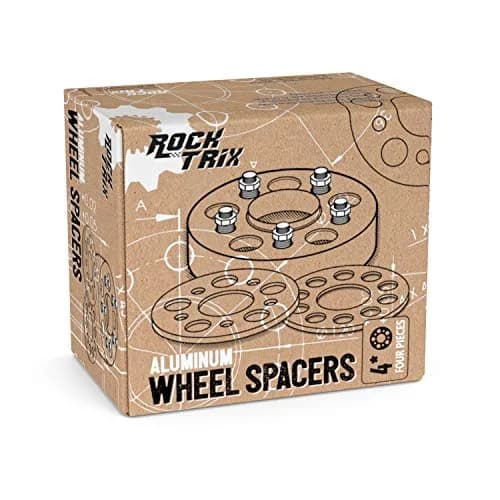 RockTrix 4pcs Wheel Spacers 1.5 Inch (38mm) Thick | 4x4" to 4x4" Bolt Pattern, 61.25mm Hub Bore thumbnail 2