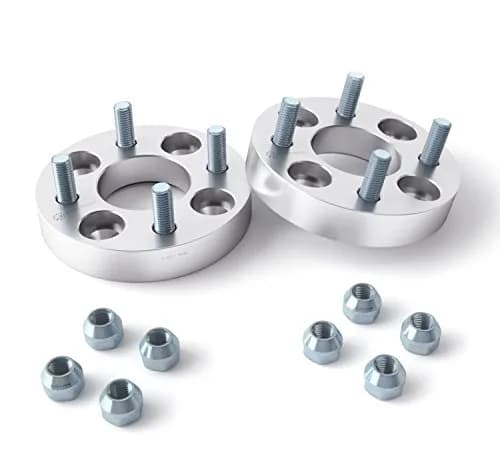 RockTrix 4pcs Wheel Spacers 1 Inch (25mm) | 4x4" to 4x4" Hubcentric for Golf Carts & ATVs thumbnail 1