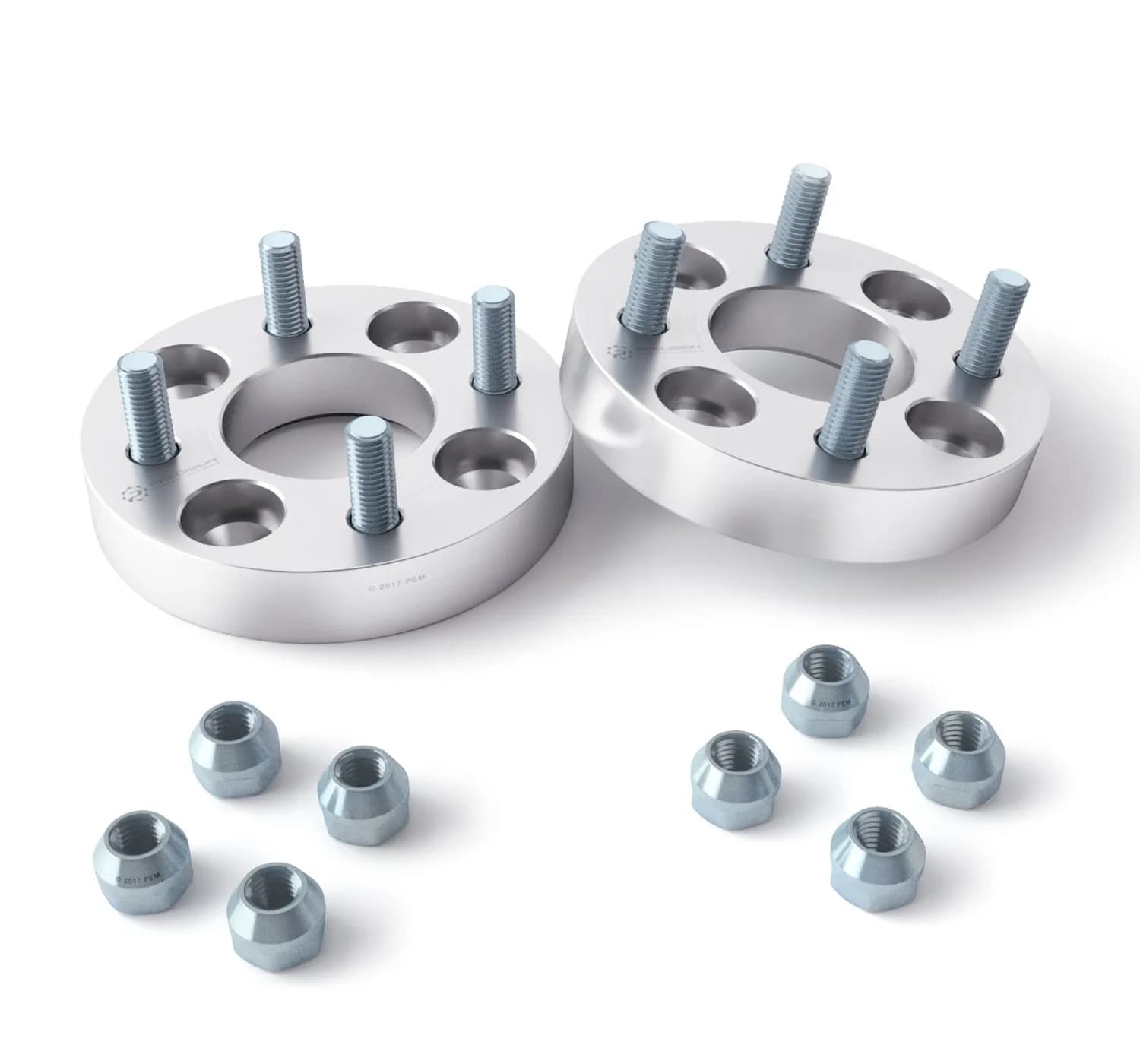 RockTrix 4pcs Wheel Spacers 1 Inch (25mm) | 4x4" to 4x4" Hubcentric for Golf Carts & ATVs