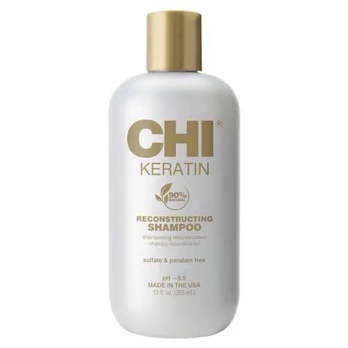 CHI Keratin Reconstructing Shampoo 12 Oz | Rebuild Damaged Hair, Sulfate & Paraben-Free thumbnail 1