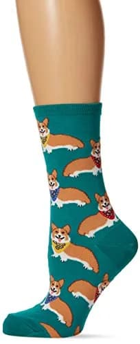 Socksmith Women's Crew Socks, emerald | Cotton, Casual, Animal Theme, One Size thumbnail 1