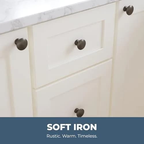 Franklin Brass Fulton Cabinet Knobs 1-3/16" Soft Iron Round | Classic Home Hardware thumbnail 5