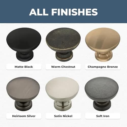 Franklin Brass Fulton Cabinet Knobs 1-3/16" Soft Iron Round | Classic Home Hardware thumbnail 6
