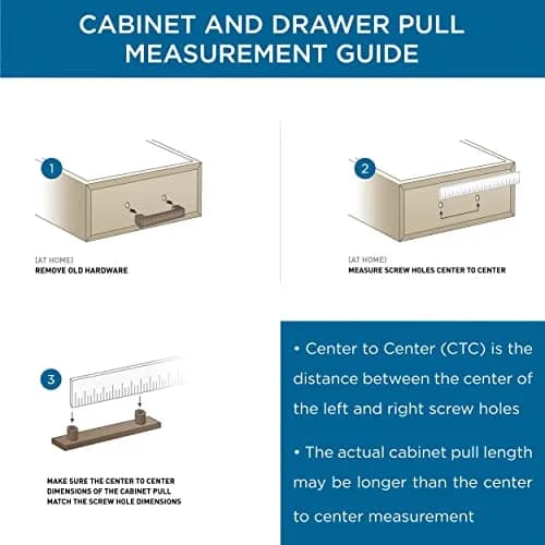 Franklin Brass Pierce Cabinet Handles (10-Pack) – Soft Iron, 3 Inch Hole Center | Casual Style Drawer Pulls thumbnail 7