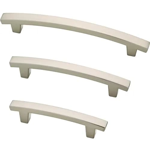 Franklin Brass Pierce Cabinet Handles (10-Pack) 5-1/16" (128mm) Hole Center | Brushed Nickel Pulls for Drawers and Cabinets thumbnail 4