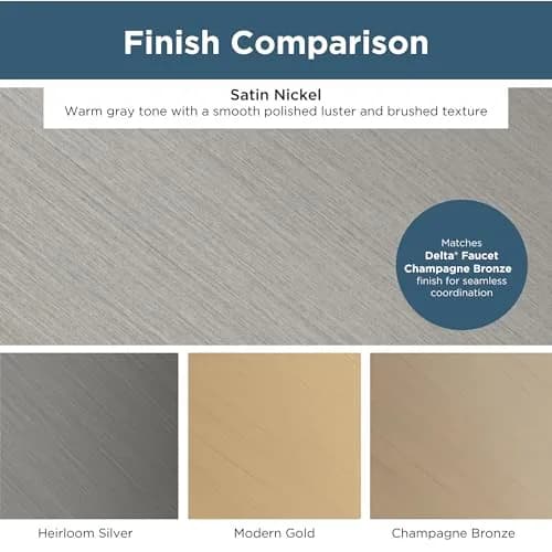 Franklin Brass Pierce Cabinet Handles (10-Pack) 5-1/16" (128mm) Hole Center | Brushed Nickel Pulls for Drawers and Cabinets thumbnail 5