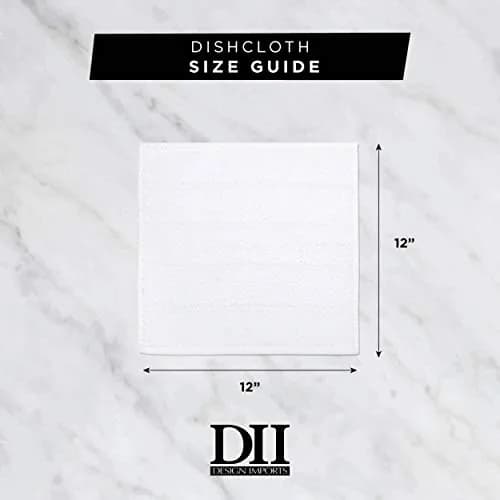 DII Microfiber Dishtowel Set 16x24 in Gray | Ultra Absorbent, Low Lint, 6 Piece thumbnail 7