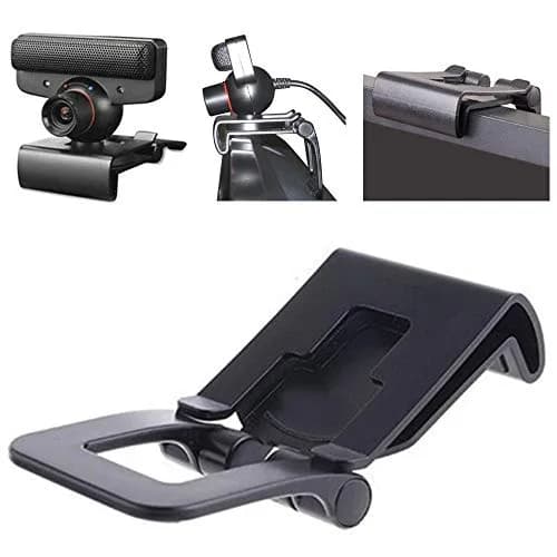 OSTENT Adjustable TV Clip Mount Holder Dock Stand for Sony PS3 Move Eye Camera | Secure, Adjustable, Compatible with PS3 thumbnail 6