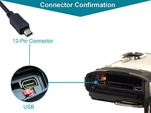 MaxLLTo USB Battery Charger +Data SYNC Cable for Olympus Camera Tough TG-610 TG-850 | Data Transfer & Backup thumbnail 3