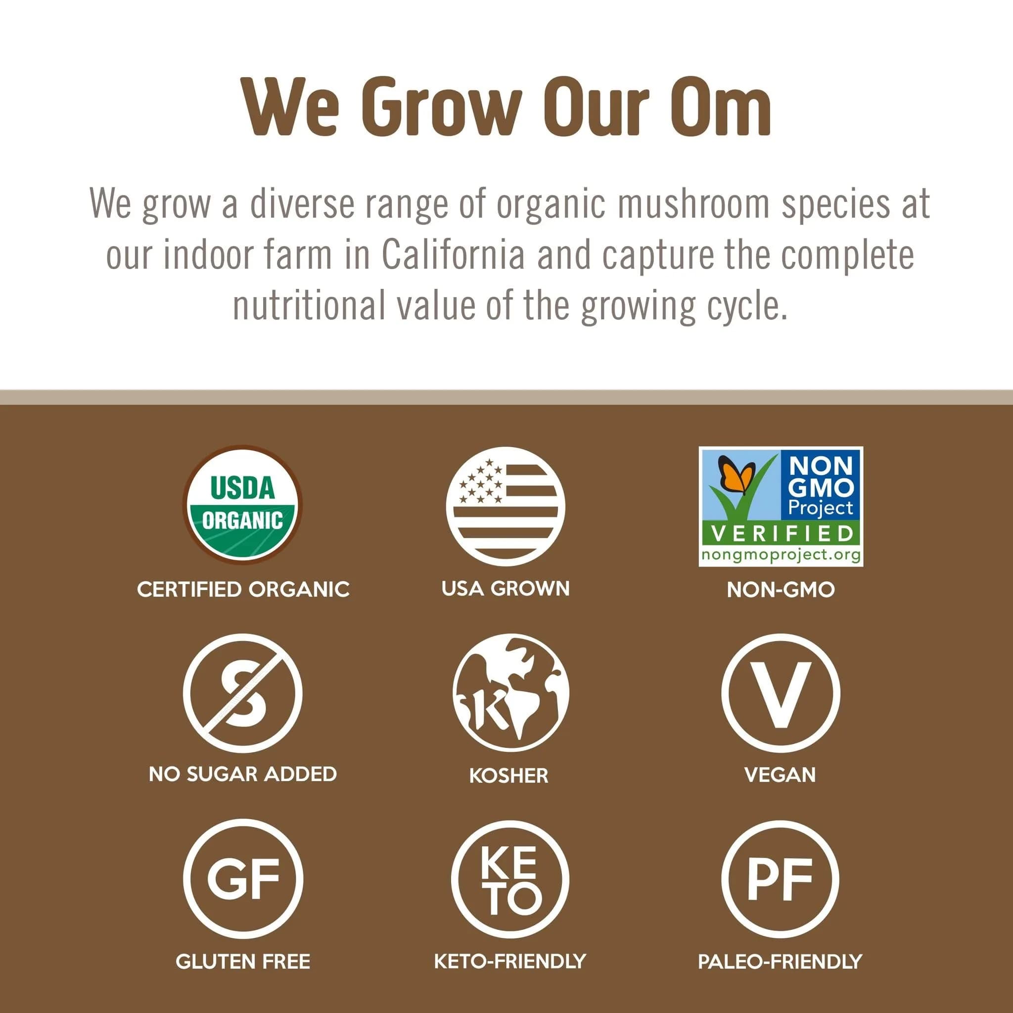 OM MUSHROOM SUPERFOOD Organic Turkey Tail Mushroom Powder 200g (7.05 oz) | Immune Support with Beta-Glucans - view 5