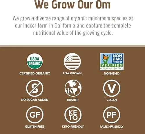 OM Mushroom Superfood Turkey Tail Organic Mushroom Powder 3.5 oz (99g) | Immune Support with Beta Glucans thumbnail 8