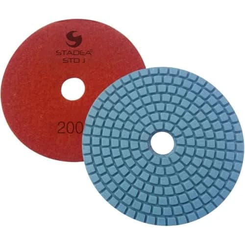 STADEA Diamond Granite Countertop Polishing Pads 4" Set of 9 | Wet/Dry Use on Marble, Stone, Glass thumbnail 5