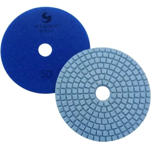 STADEA Diamond Granite Countertop Polishing Pads 4" Set of 9 | Wet/Dry Use on Marble, Stone, Glass thumbnail 3
